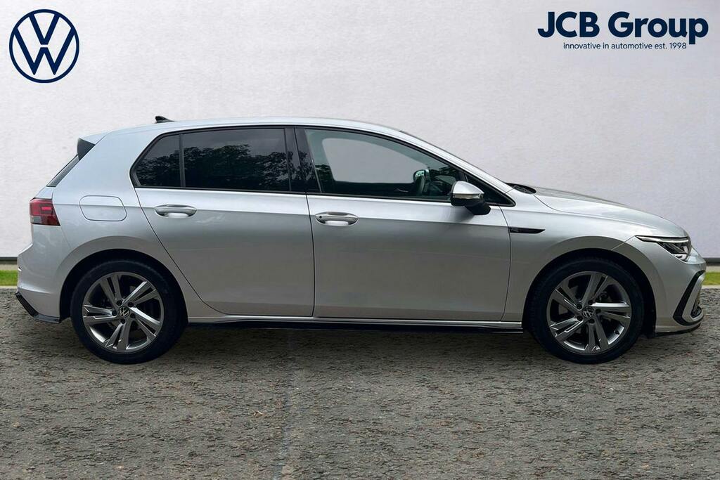 Volkswagen Golf 1.5 Etsi Mhev R-line Hatchback Hybrid D KN23XKW Silver #4