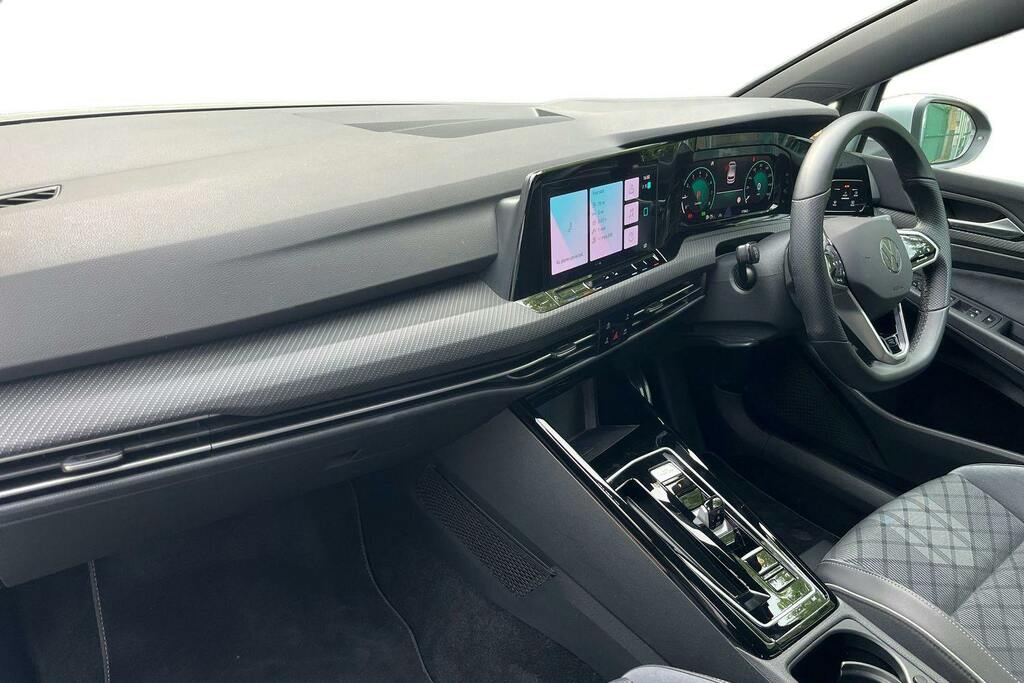 Volkswagen Golf 1.5 Etsi Mhev R-line Hatchback Hybrid D KN23XKW Silver #2