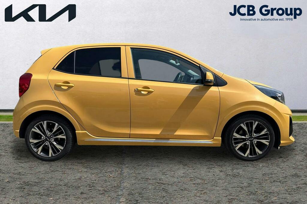 Kia Picanto 1.0 Dpi Gt Line Hatchback Amt GF23UCP Yellow #4
