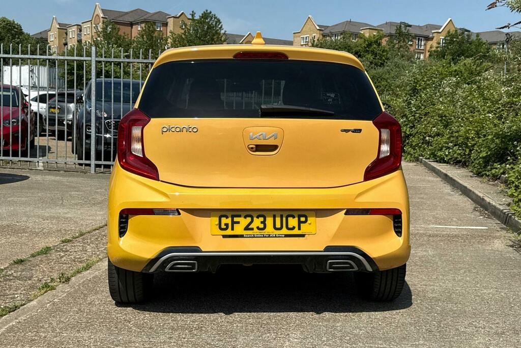 Kia Picanto 1.0 Dpi Gt Line Hatchback Amt GF23UCP Yellow #5