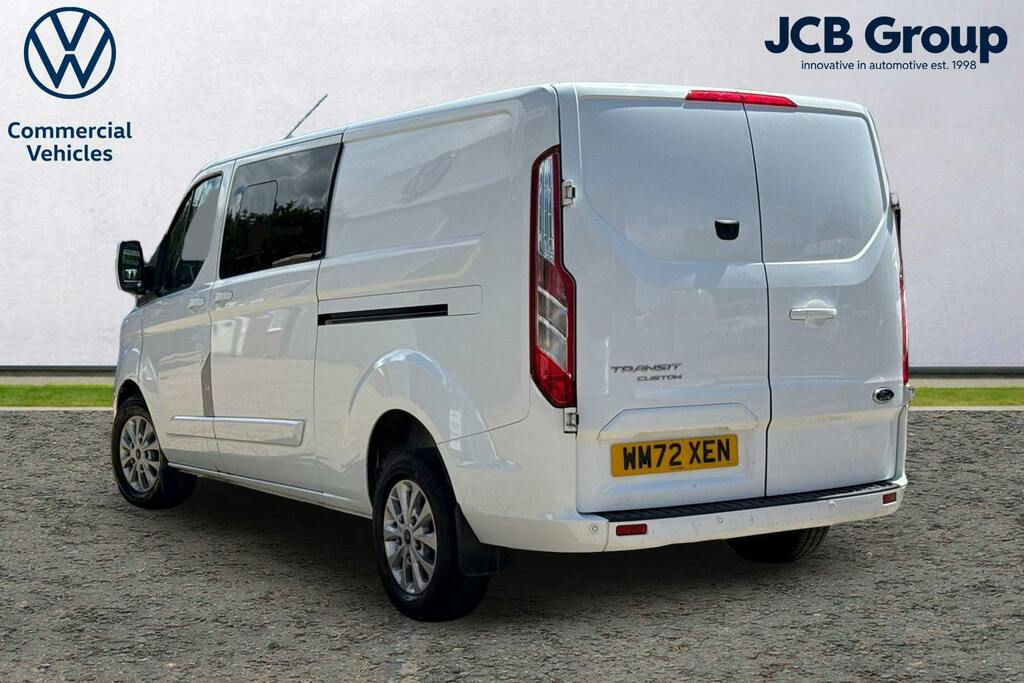 Ford Transit Custom 2.0 320 Ecoblue Limited Crew Van Double Cab Di WM72XEN White #3