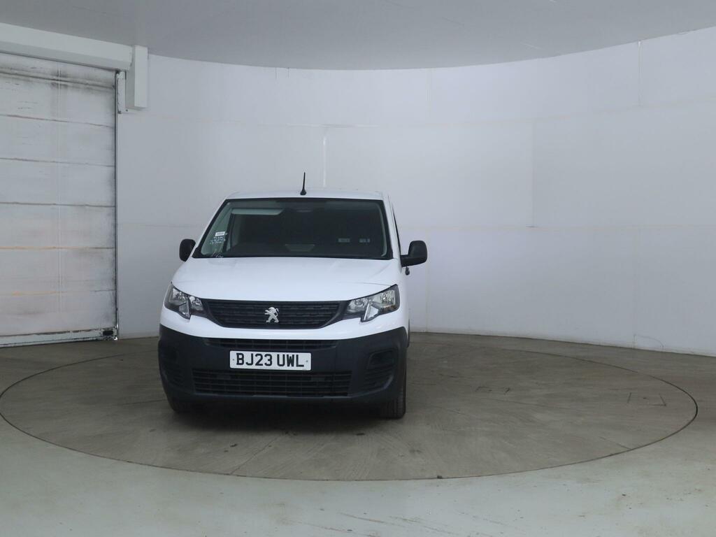 Peugeot Partner 1.5 Bluehdi 1000 Professional Premium Standard P BJ23UWL White #2