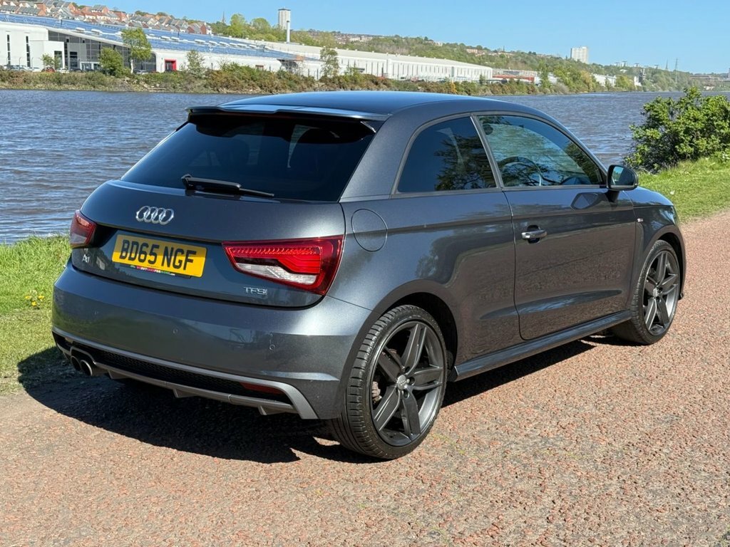 Audi A1 Hatchback BD65NGF Grey #4