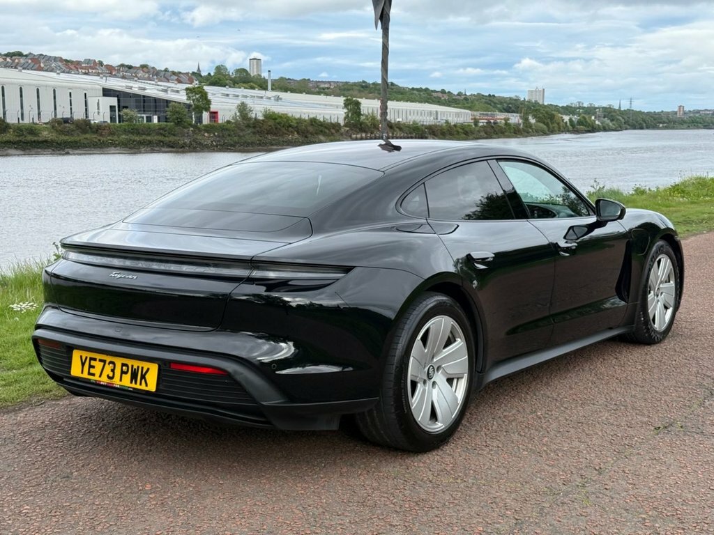 Porsche Taycan Saloon YE73PWK Black #4