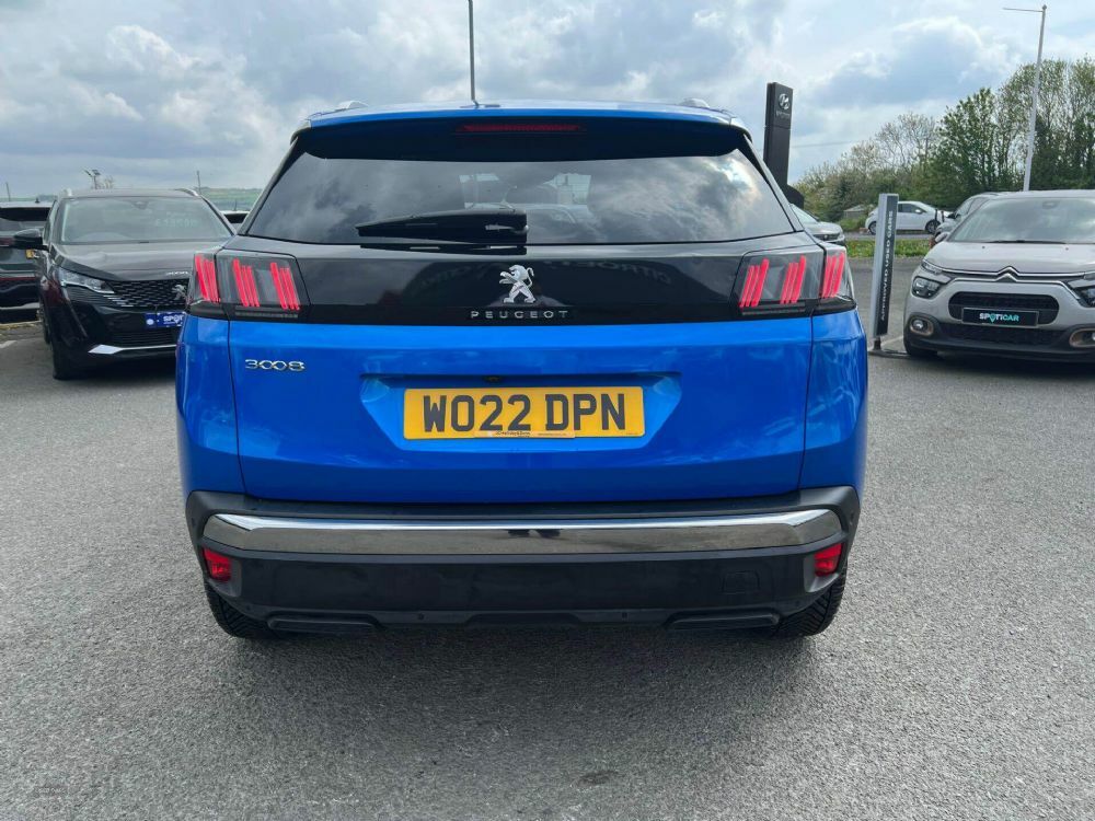 Peugeot 3008 1.2 Puretech Allure Premium Eat Euro 6 S S WO22DPN Blue #3