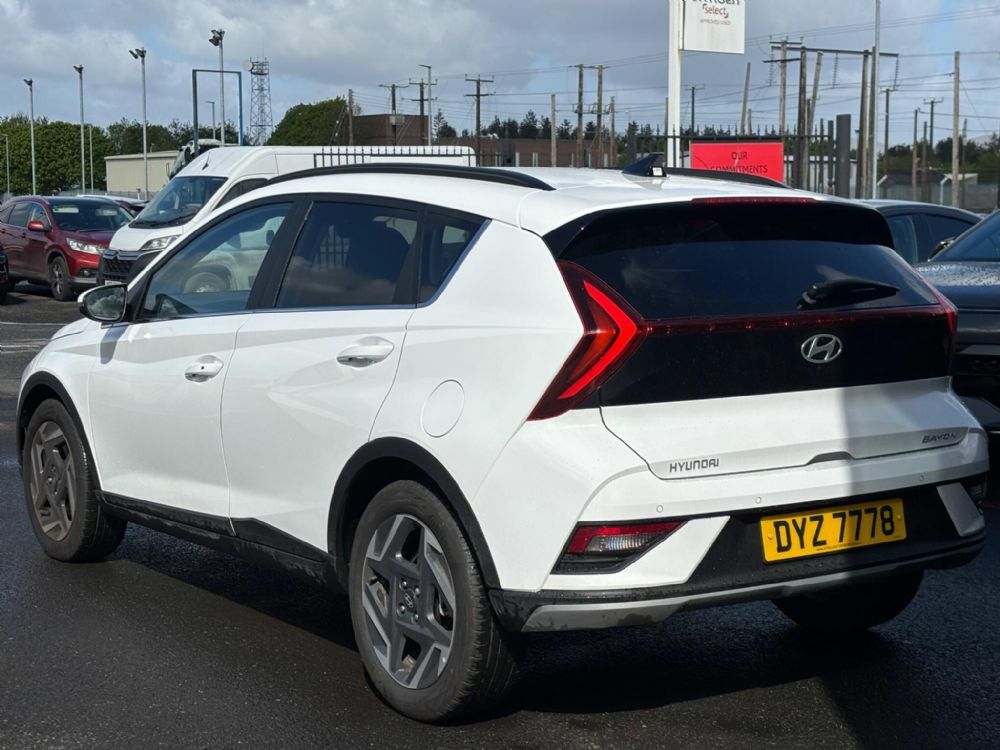 Hyundai Bayon 1.0 T-gdi Tech Line Euro 6 S S DYZ7778 White #6