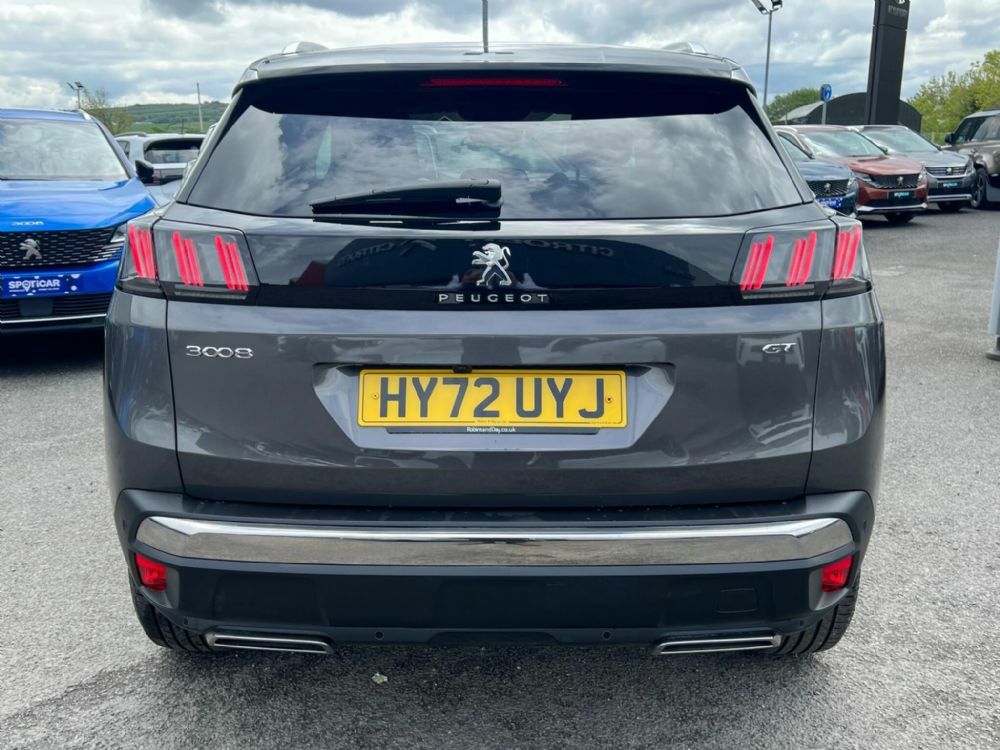 Peugeot 3008 1.2 Puretech Gt Euro 6 S S HY72UYJ Grey #4