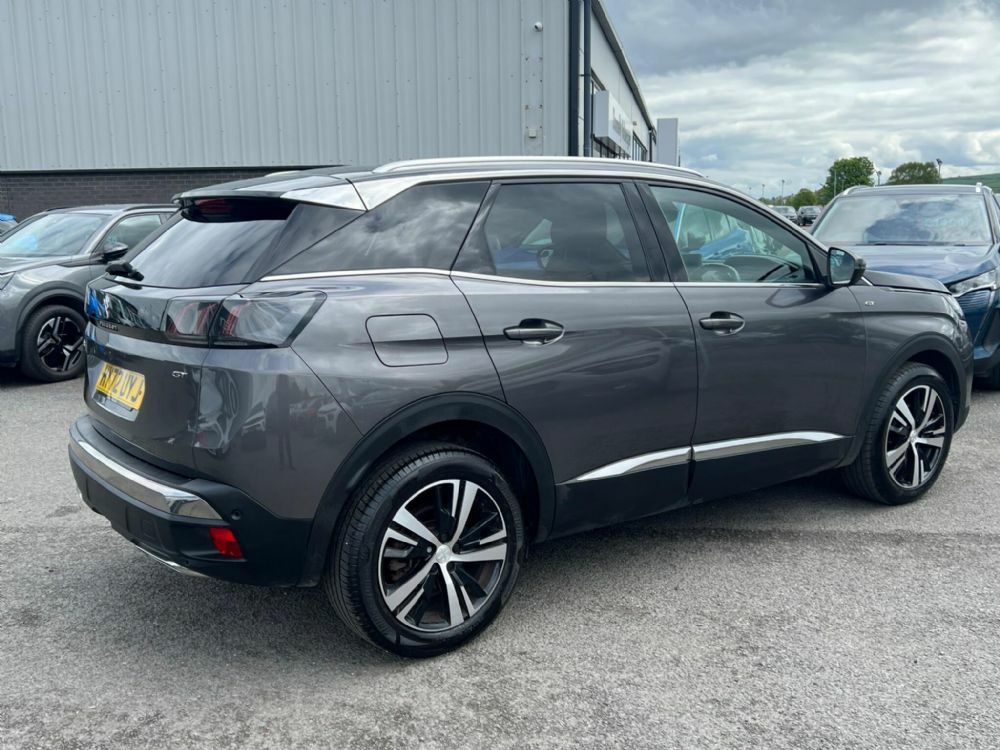 Peugeot 3008 1.2 Puretech Gt Euro 6 S S HY72UYJ Grey #3