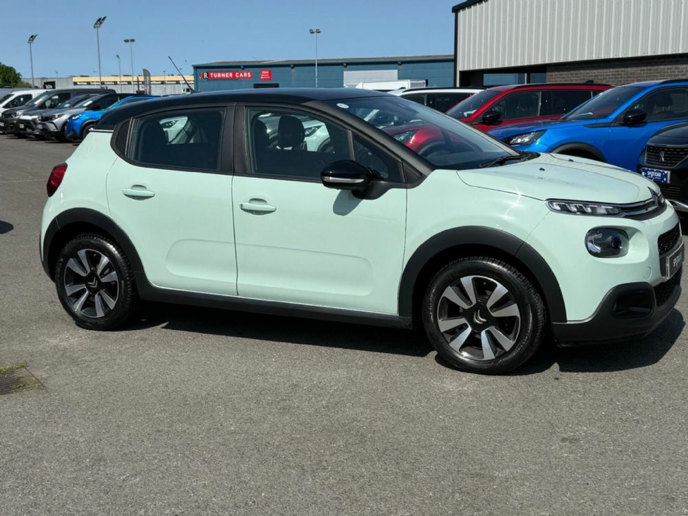 Citroen C3 1.2 Puretech Feel Euro 6 WUI8447 Green #2