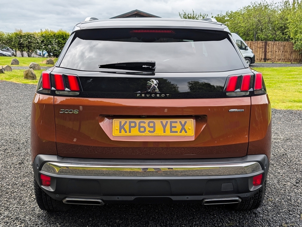 Peugeot 3008 1.5Bhdi 130Hp Gt Line Great Service History KP69YEX Brown #5