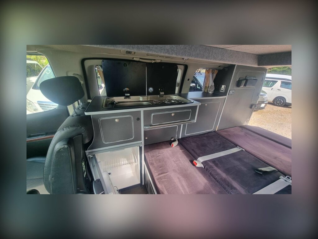 Nissan Elgrand Pop Top 4 Berth Full Camper Comversion WM05YKE Grey #6