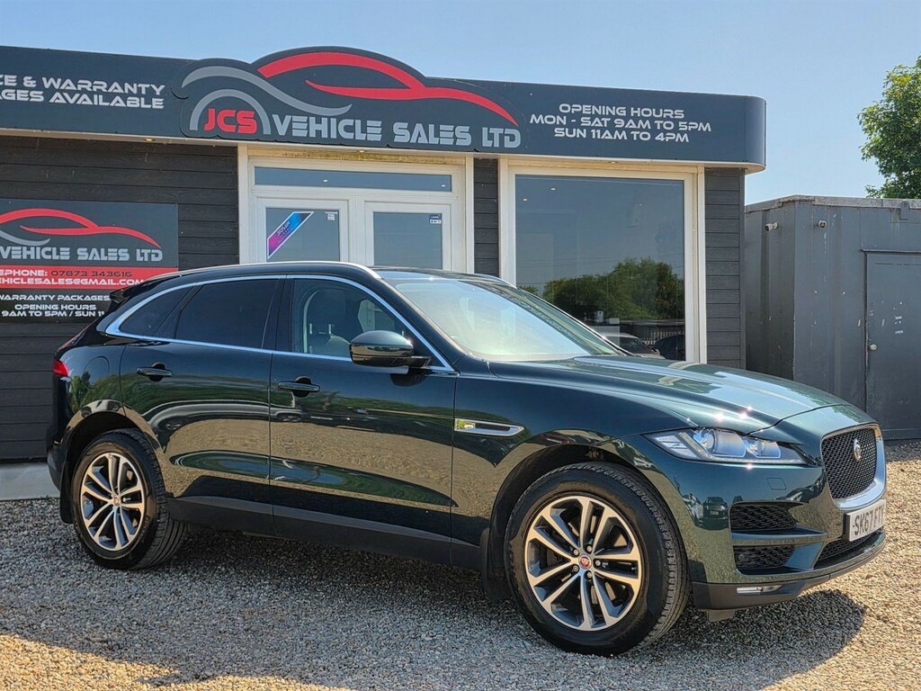 Jaguar F-Pace 3.0 D300 V6 Portfolio Awd Euro 6 Ss SK67FTY Green #2
