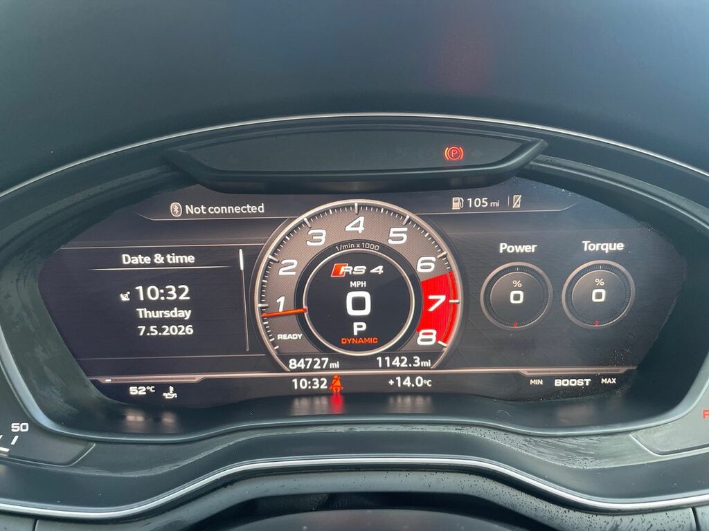 Audi RS4 2.9 Tfsi V6 Tiptronic Quattro Euro 6 Ss White #15