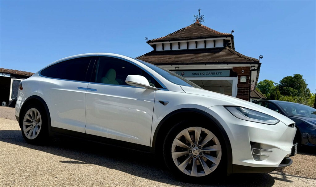 Tesla Model X Suv White #4