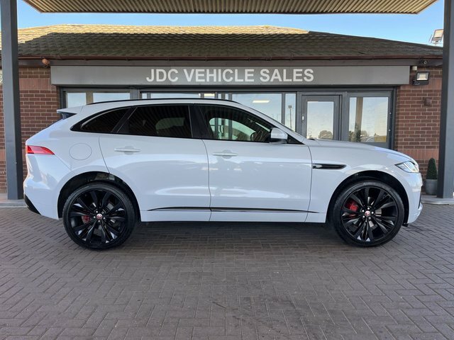 Jaguar F-Pace 2018 3.0 D300 V6 S Suv Awd Euro 6 OY18WRK White #3