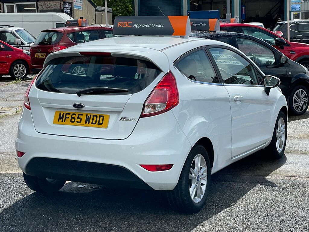 Ford Fiesta 1.25 Zetec Hatchback Euro 6 82 MF65WDD White #4