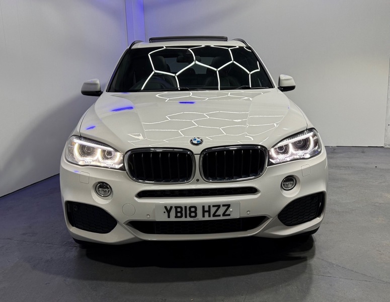 BMW X5 Xdrive30d M Sport YB18HZZ White #2