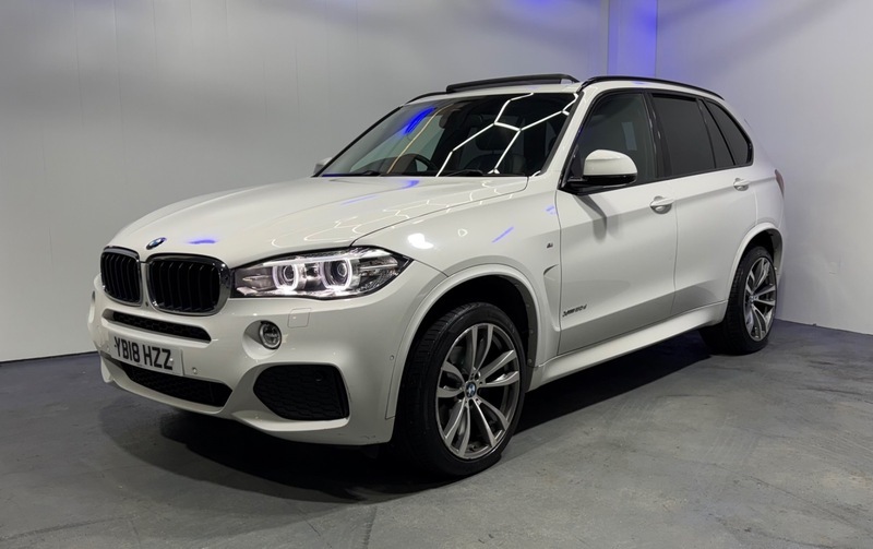BMW X5 Xdrive30d M Sport YB18HZZ White #3
