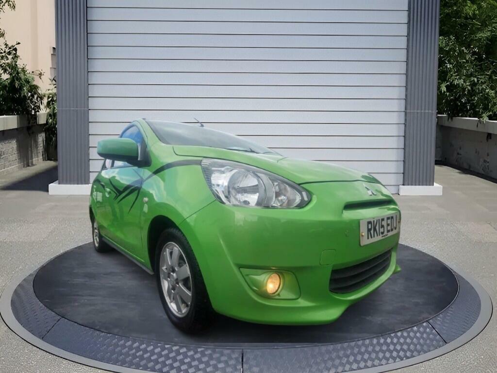 Mitsubishi Mirage Hatchback Black #9