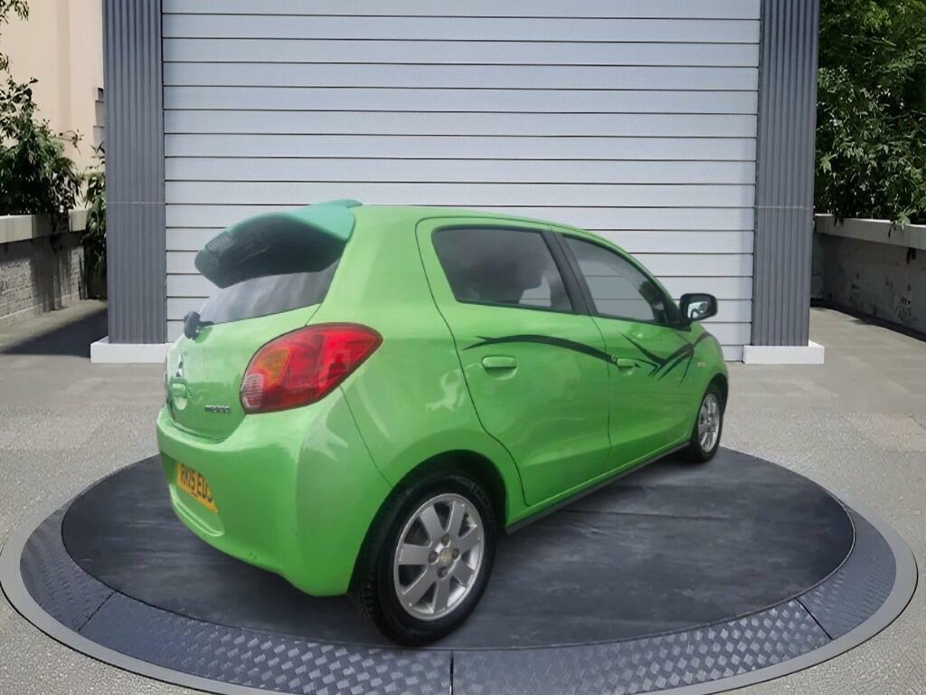 Mitsubishi Mirage Hatchback Black #7