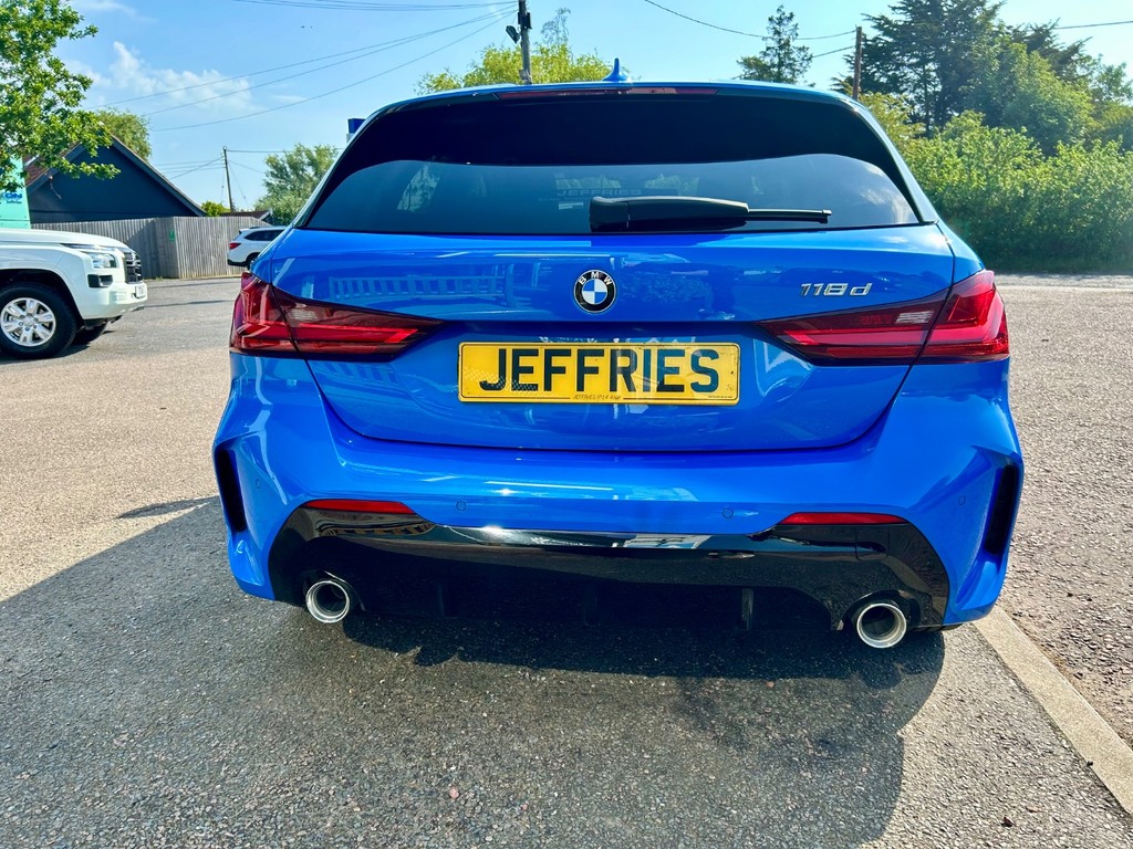 BMW 1 Series 118D M Sport AY21HOA Blue #3