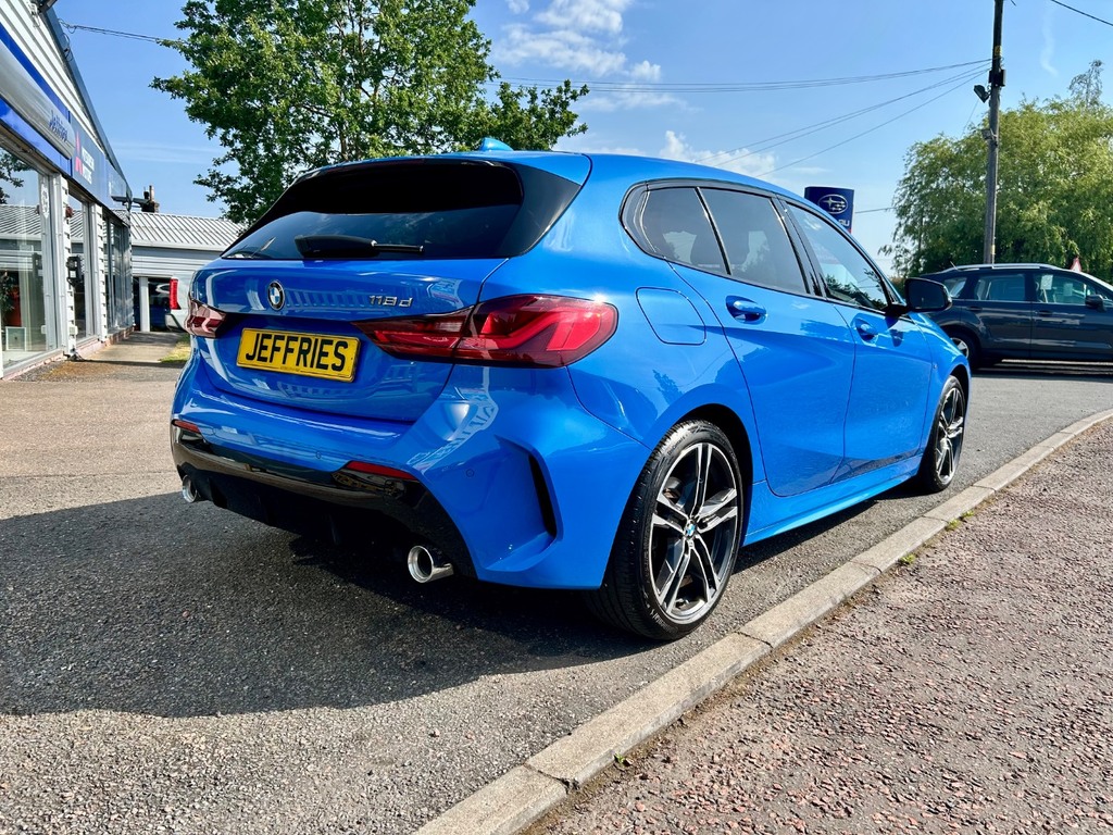 BMW 1 Series 118D M Sport AY21HOA Blue #2