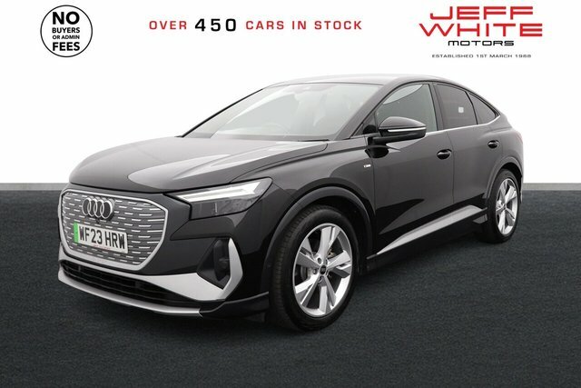 Audi Q4 E Tron S Line Sportback WF23HRW Black #5
