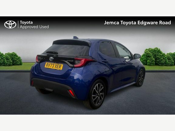 Toyota Yaris Design Hybrid, Parking Pac RV73XER Blue #2