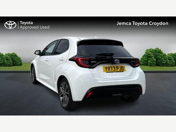 Toyota Yaris Excel YR73PJO White #4