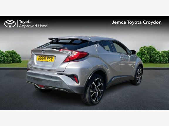 Toyota C-Hr 1.2 Vvt-i Design Euro 6 Ss DG68WSV Silver #2