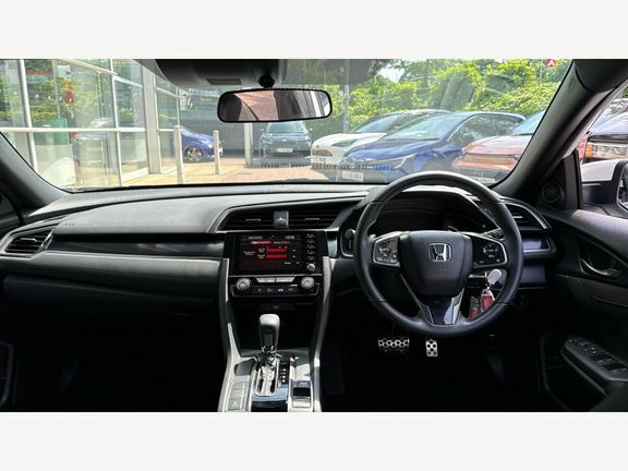 Honda Civic 1.5 Vtec Turbo Sport Cvt Euro 6 Ss GN71XGR White #6