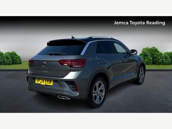 Volkswagen T-Roc 1.5 Tsi R-line Dsg Euro 6 Ss RF24EKM Grey #2