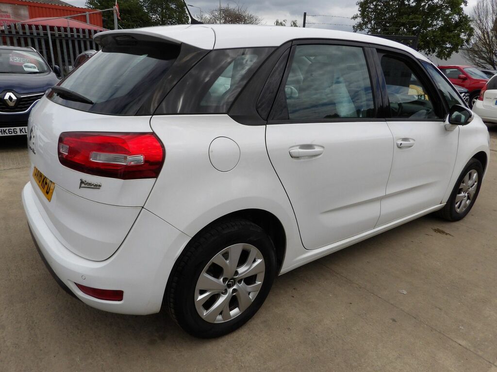 Citroen C4 Picasso 1.6 Bluehdi Vtr Mpv Euro 6 S S SA16KFD White #6