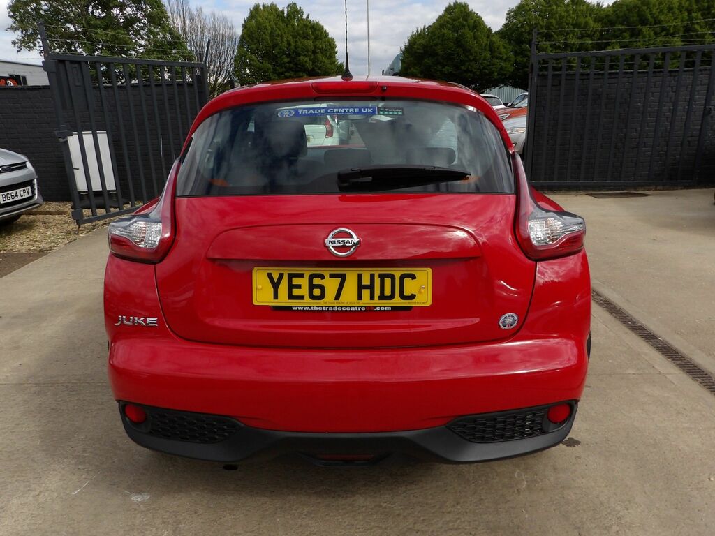 Nissan Juke 1.6 Visia Suv Euro 6 94 Ps YE67HDC Red #4