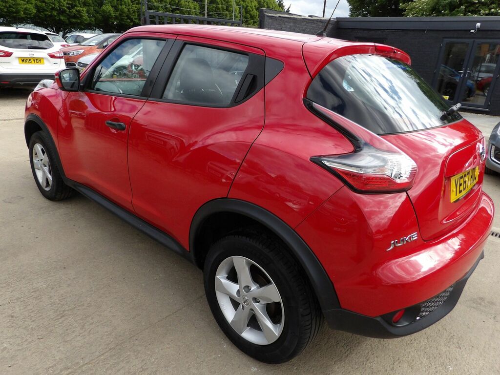 Nissan Juke 1.6 Visia Suv Euro 6 94 Ps YE67HDC Red #3
