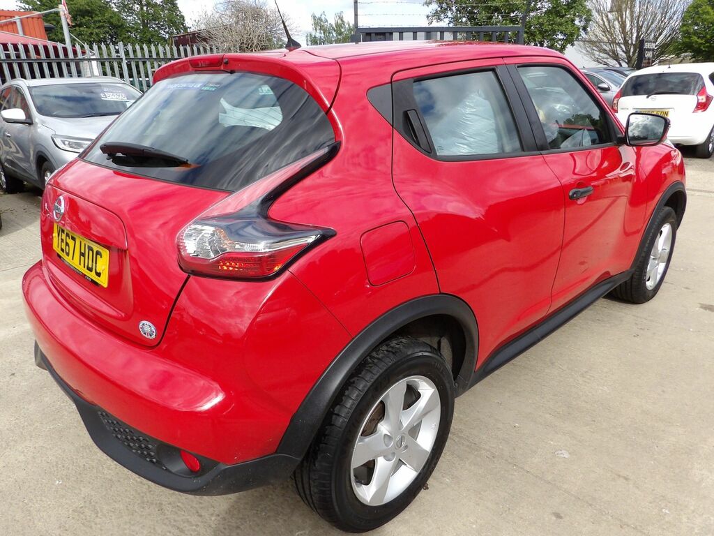 Nissan Juke 1.6 Visia Suv Euro 6 94 Ps YE67HDC Red #5