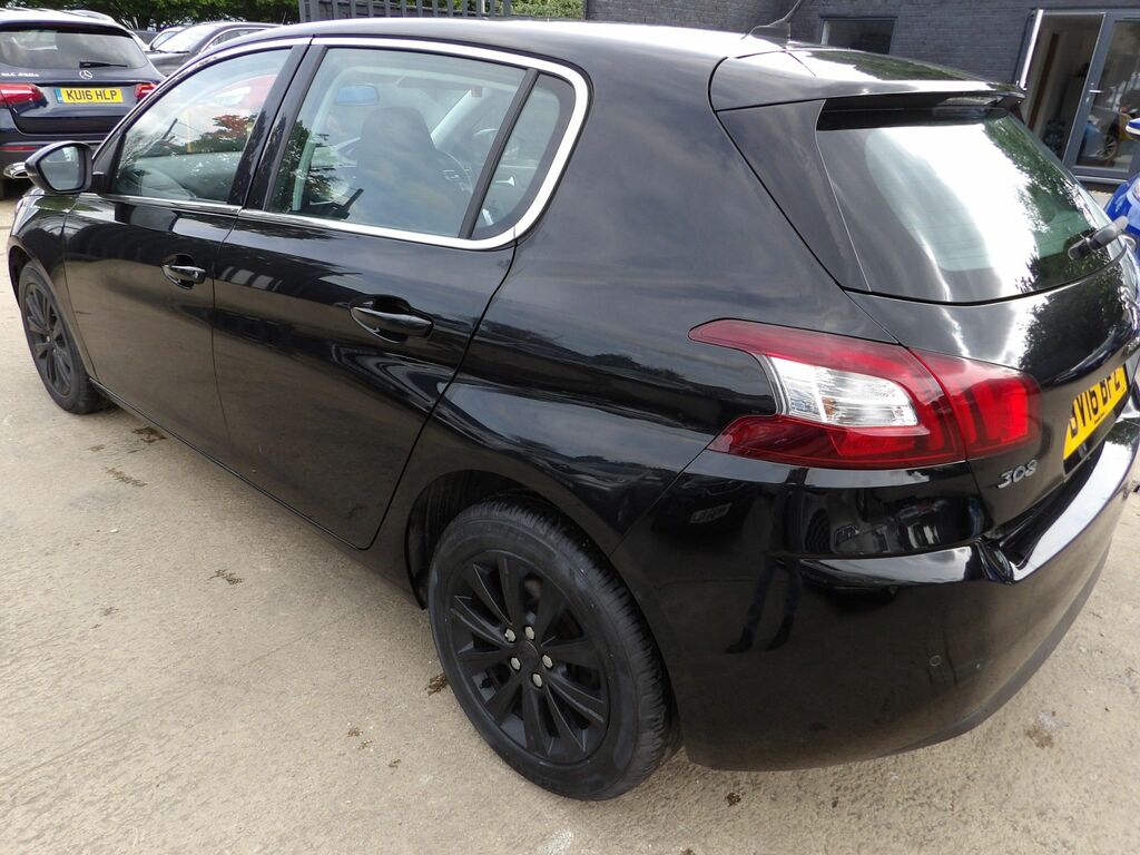 Peugeot 308 1.6 Bluehdi Allure Hatchback Eur BV16BFZ Black #4