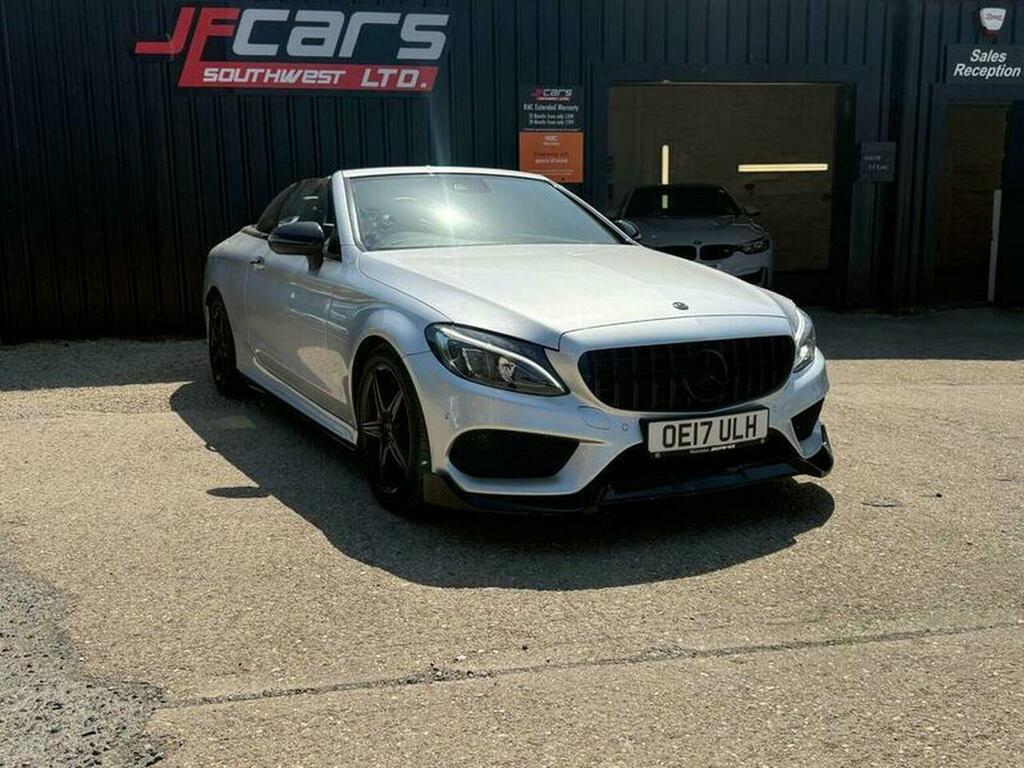 Mercedes-Benz C Class 2.0 C300 Amg Line Cabriolet G-tronic Euro 6 Ss OE17ULH Silver #2