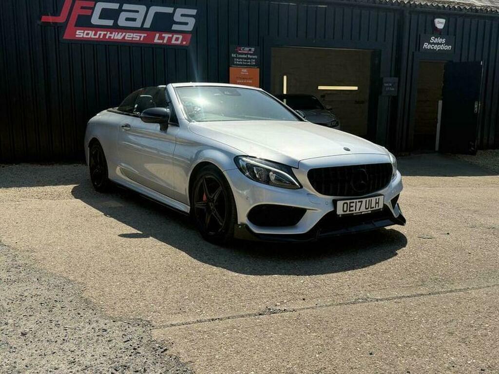 Mercedes-Benz C Class 2.0 C300 Amg Line Cabriolet G-tronic Euro 6 Ss Silver