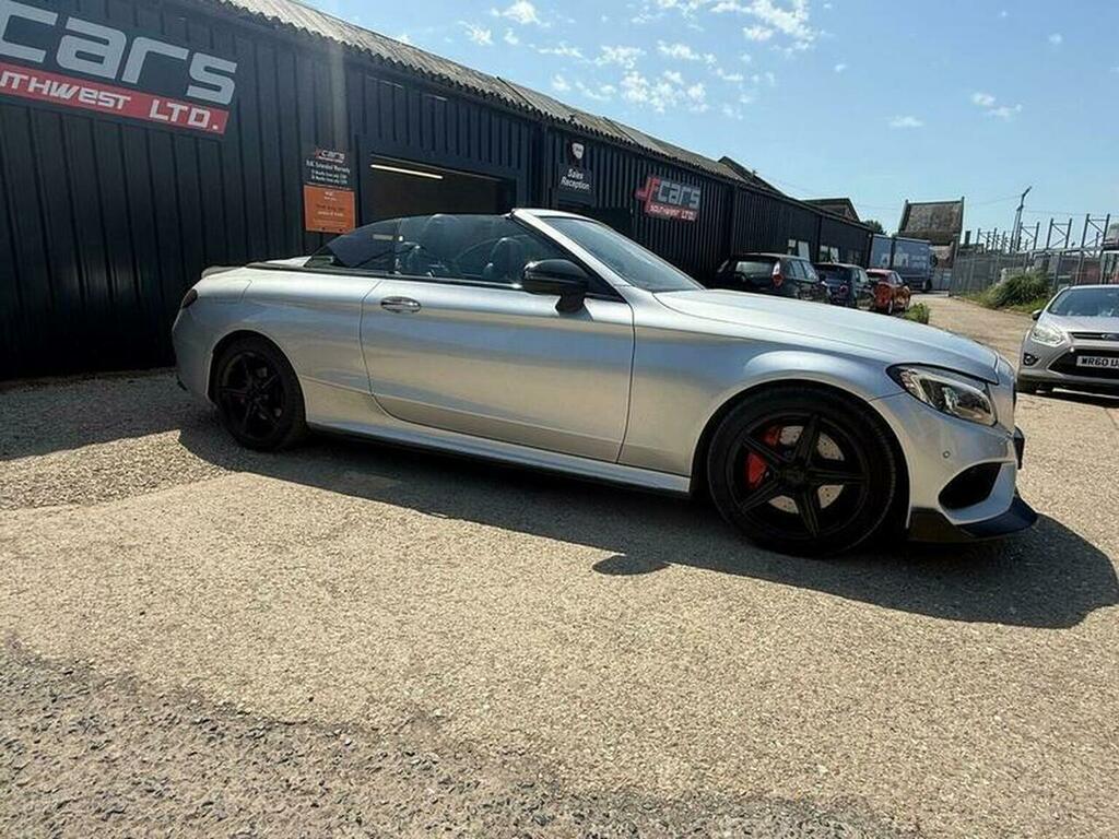 Mercedes-Benz C Class 2.0 C300 Amg Line Cabriolet G-tronic Euro 6 Ss OE17ULH Silver #5