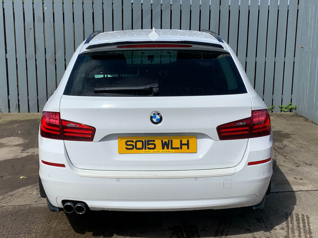 BMW 5 Series 520D 190 Se Step SO15WLH White #4