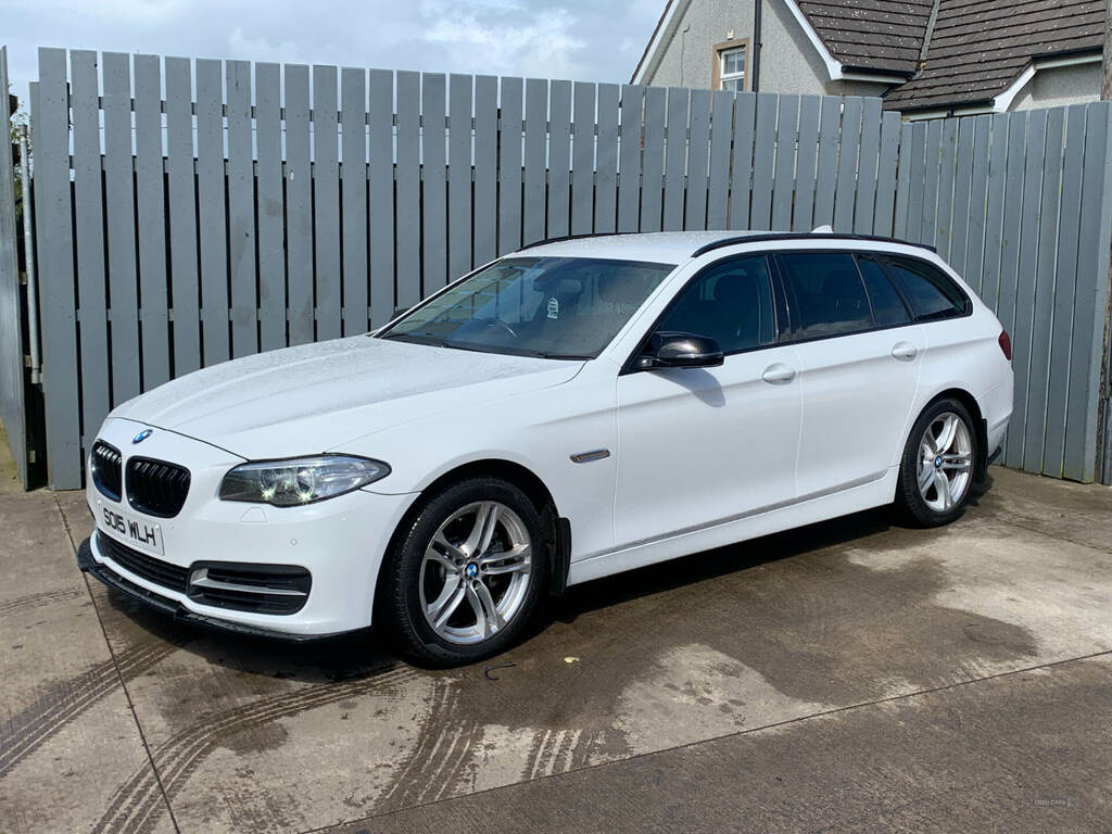 BMW 5 Series 520D 190 Se Step SO15WLH White #3