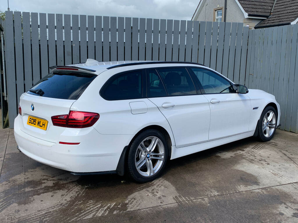 BMW 5 Series 520D 190 Se Step SO15WLH White #6