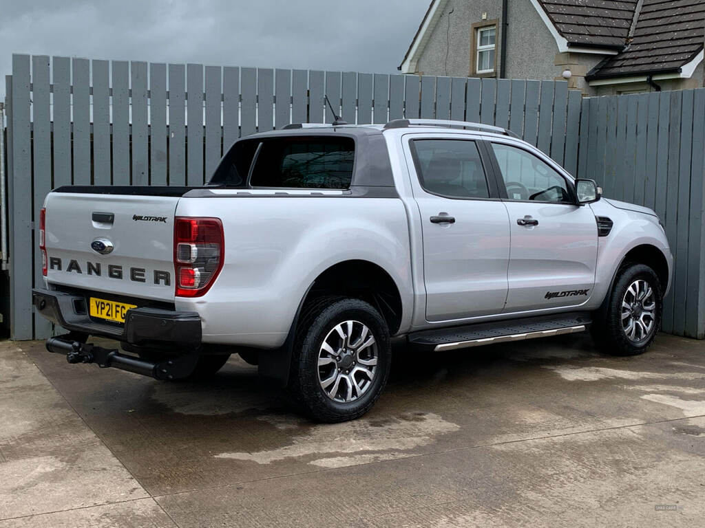 Ford Ranger Pick Up Double Cab Wildtrak 2.0 Ecoblue 213 YP21FGJ Silver #6