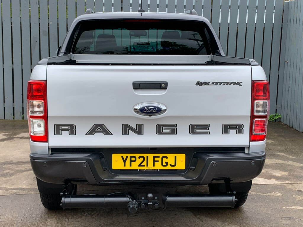 Ford Ranger Pick Up Double Cab Wildtrak 2.0 Ecoblue 213 YP21FGJ Silver #4