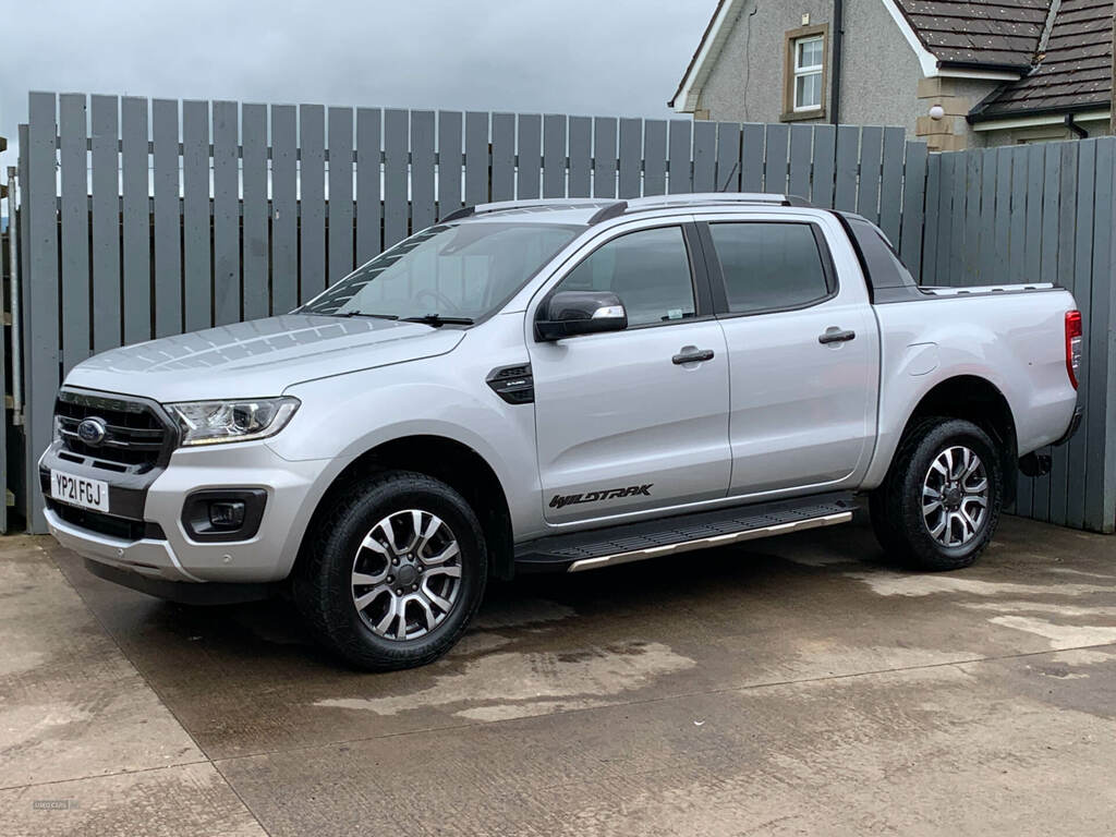 Ford Ranger Pick Up Double Cab Wildtrak 2.0 Ecoblue 213 YP21FGJ Silver #3