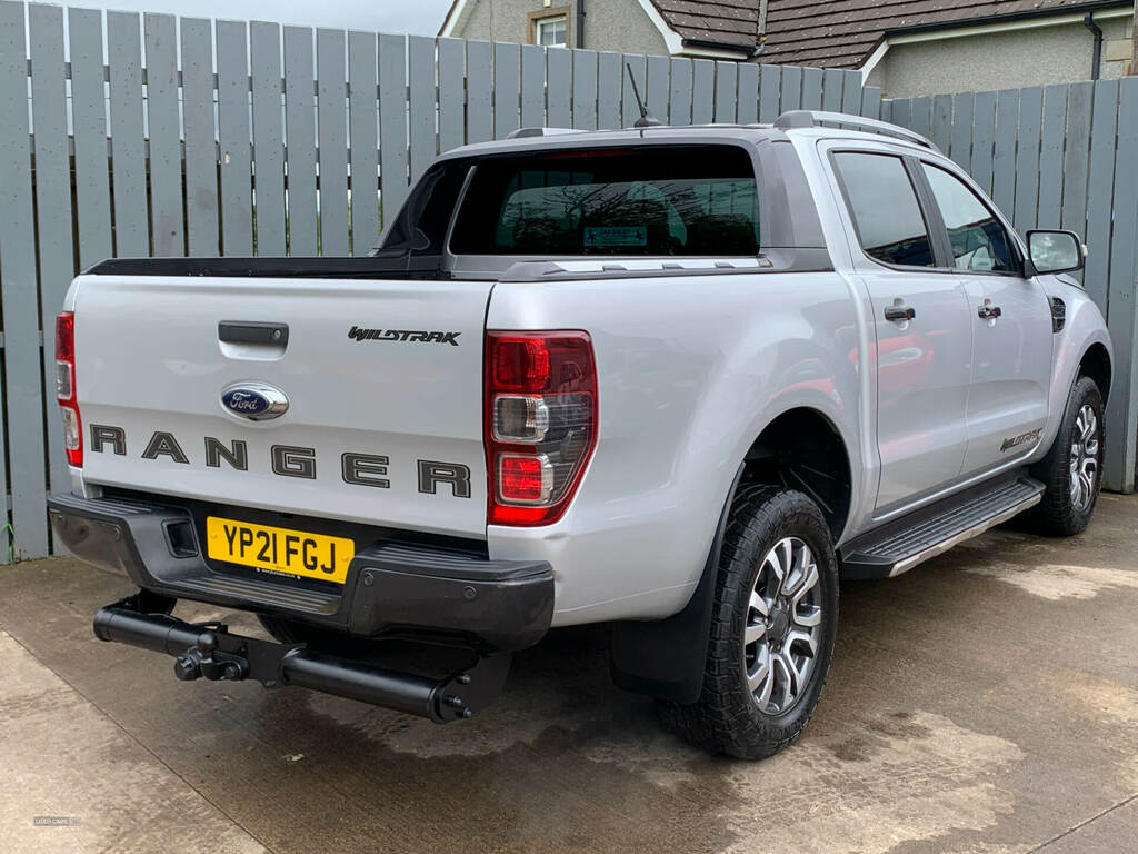 Ford Ranger Pick Up Double Cab Wildtrak 2.0 Ecoblue 213 YP21FGJ Silver #5