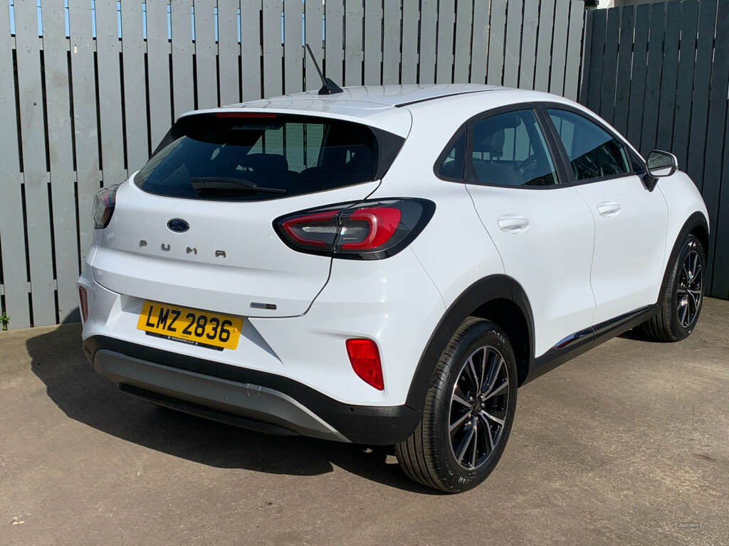 Ford Puma 1.0 Ecoboost Hybrid Mhev Titanium Dct LMZ2836 White #4