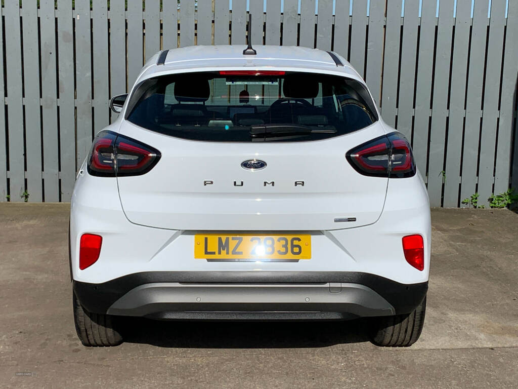 Ford Puma 1.0 Ecoboost Hybrid Mhev Titanium Dct LMZ2836 White #3