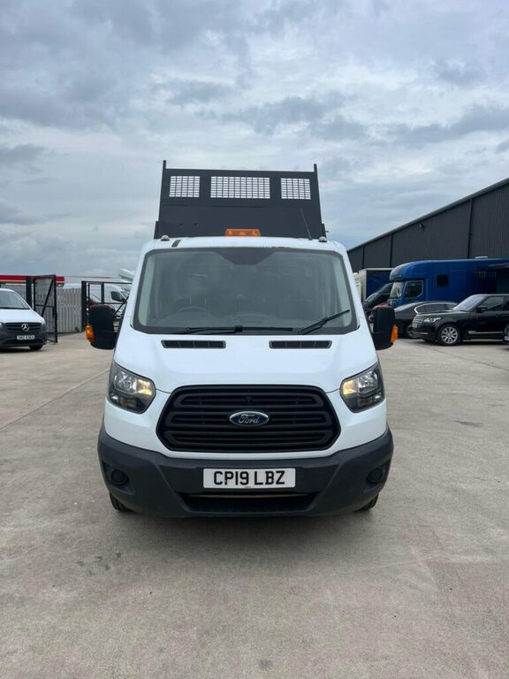 Ford Transit Custom 3.5T Crewcab Tipper White